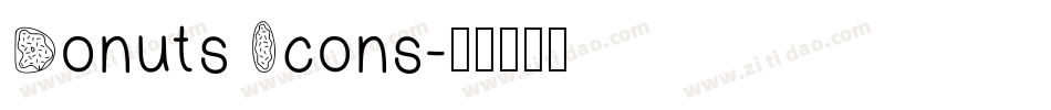 Donuts Icons字体转换